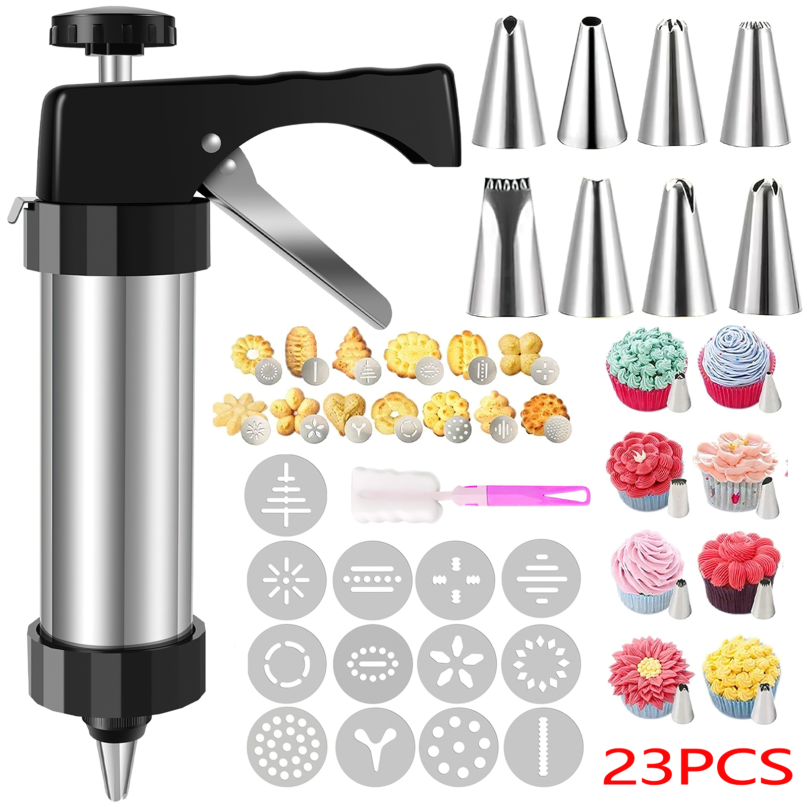 Churros Maker Gun - GMOX Cookie Press Gun and Tips