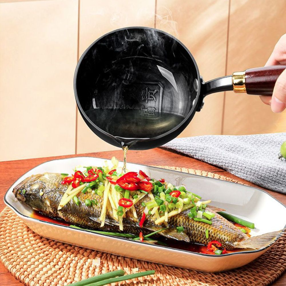 Cast Iron Corn - Universal Cast Iron Oil Splashing Pot