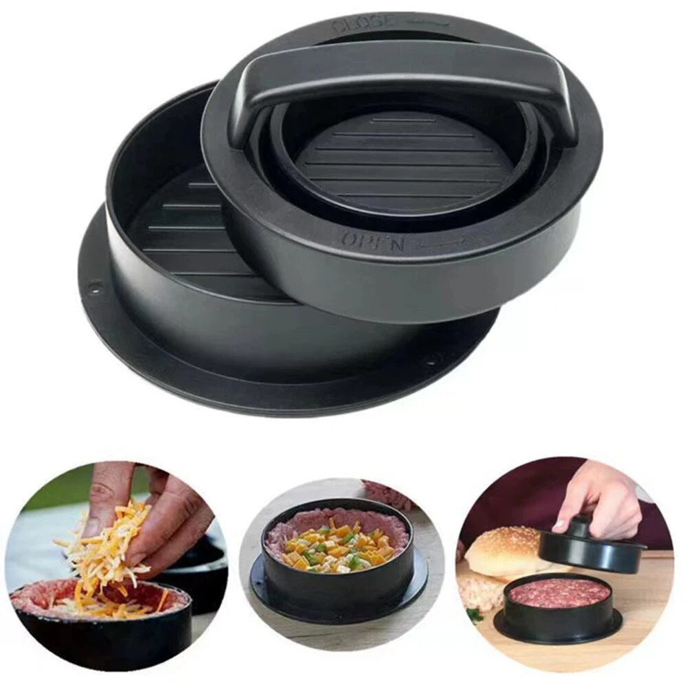 Round Hamburger Burger Press B – обзор и цена Hot Dog Press