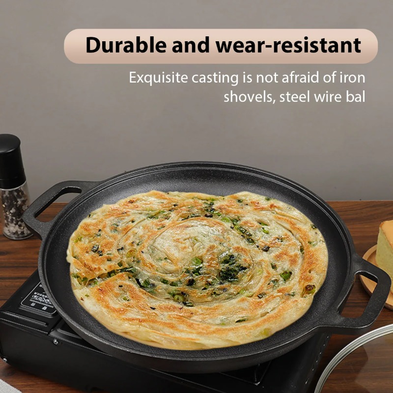Cast Iron Frying Pan Non-stick – обзор и цена Danish Pancake Pan