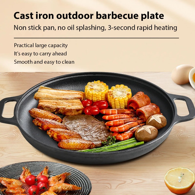 Cast Iron Frying Pan Non-stick – обзор и цена Danish Pancake Pan