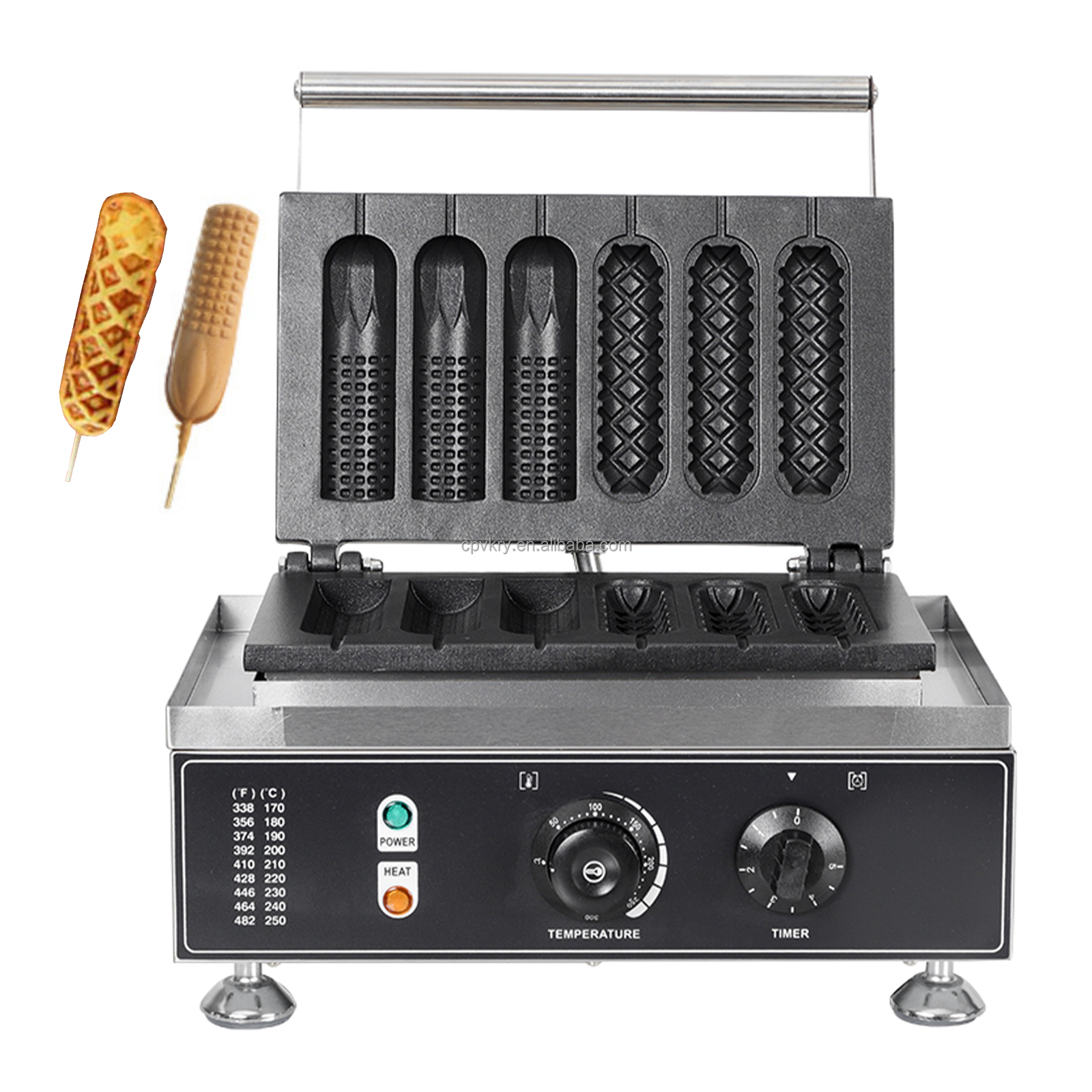 Electric 110/220V Hot Dog Waff – обзор и цена Corn Dog Stick