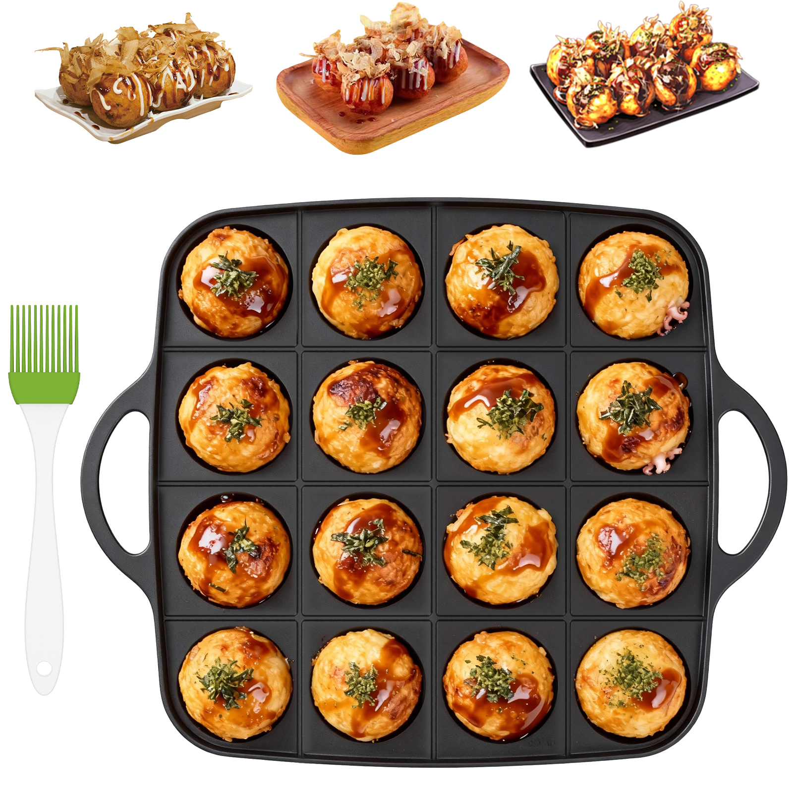 Takoyaki Pan Nonstick Japanese – обзор и цена Takoyaki Grill Plate