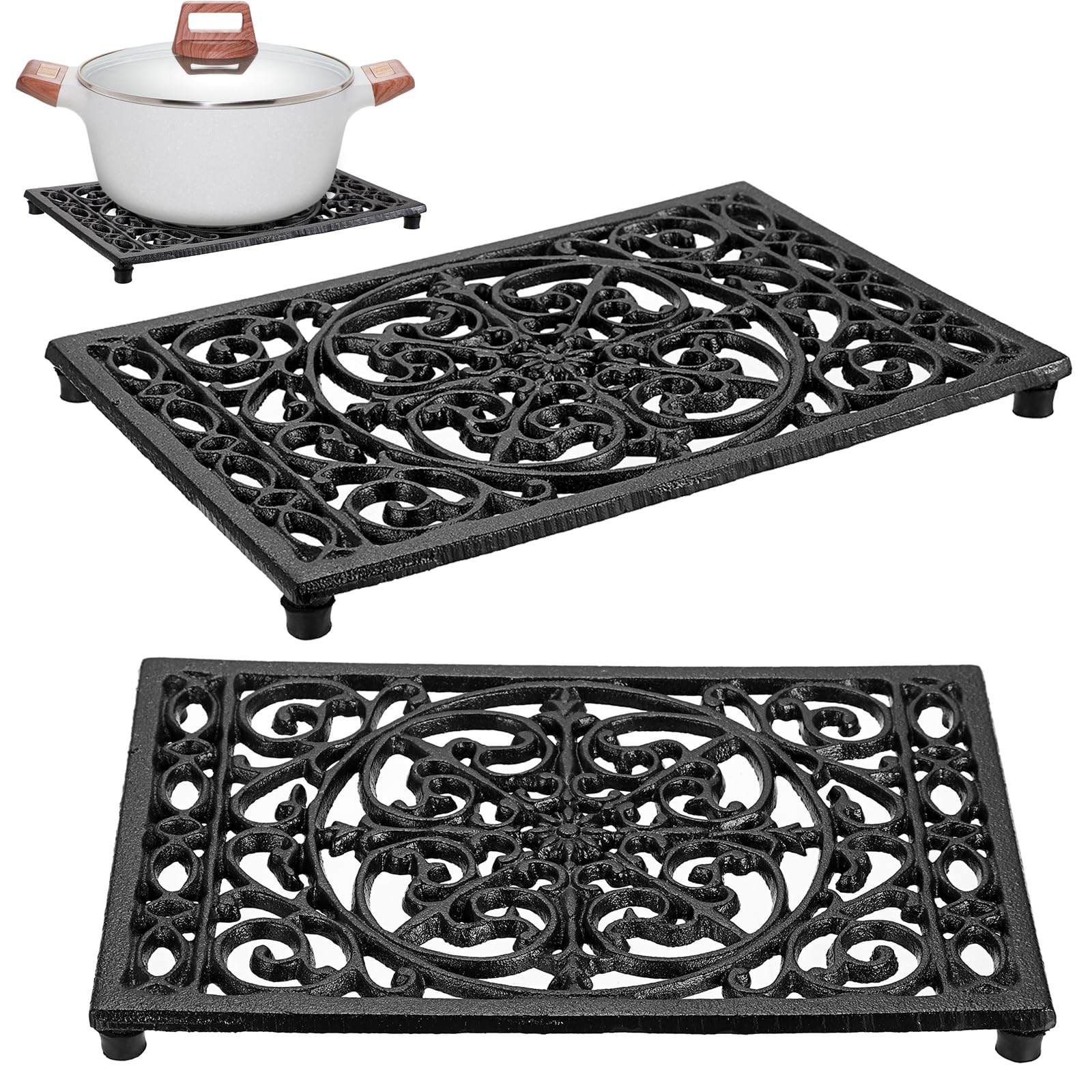 Rectangle Cast Iron Trivet Hea – обзор и цена Cast Iron Corn