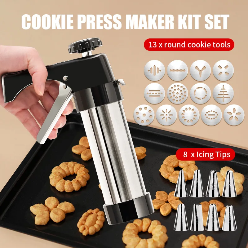 Cookie Press Gun Kit Stainless – обзор и цена Churros Maker Gun