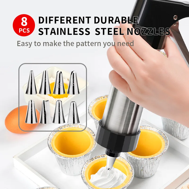 Cookie Press Gun Kit Stainless – обзор и цена Churros Maker Gun