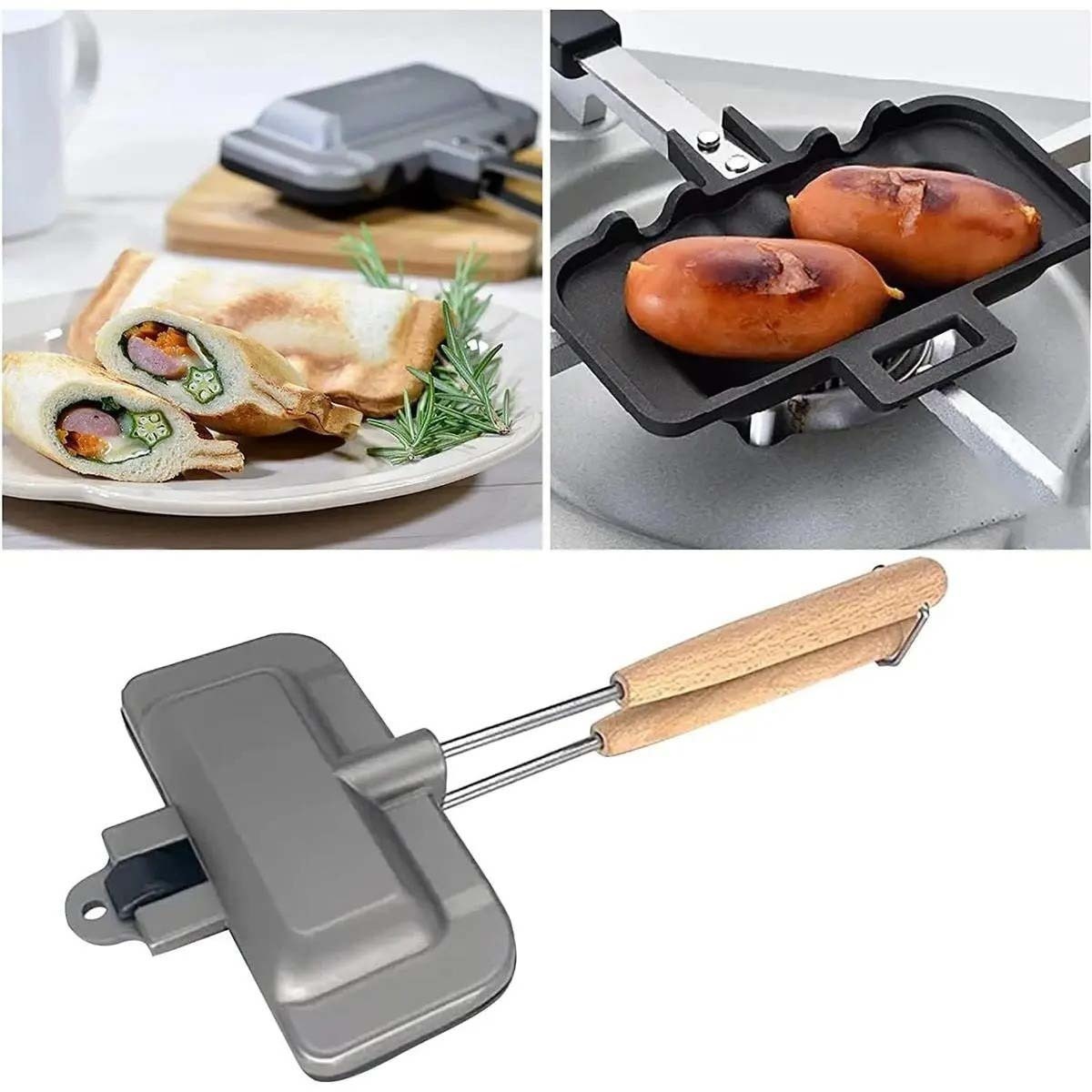 Breakfast Sandwich Maker, 4w1h – обзор и цена Hot Dog Press