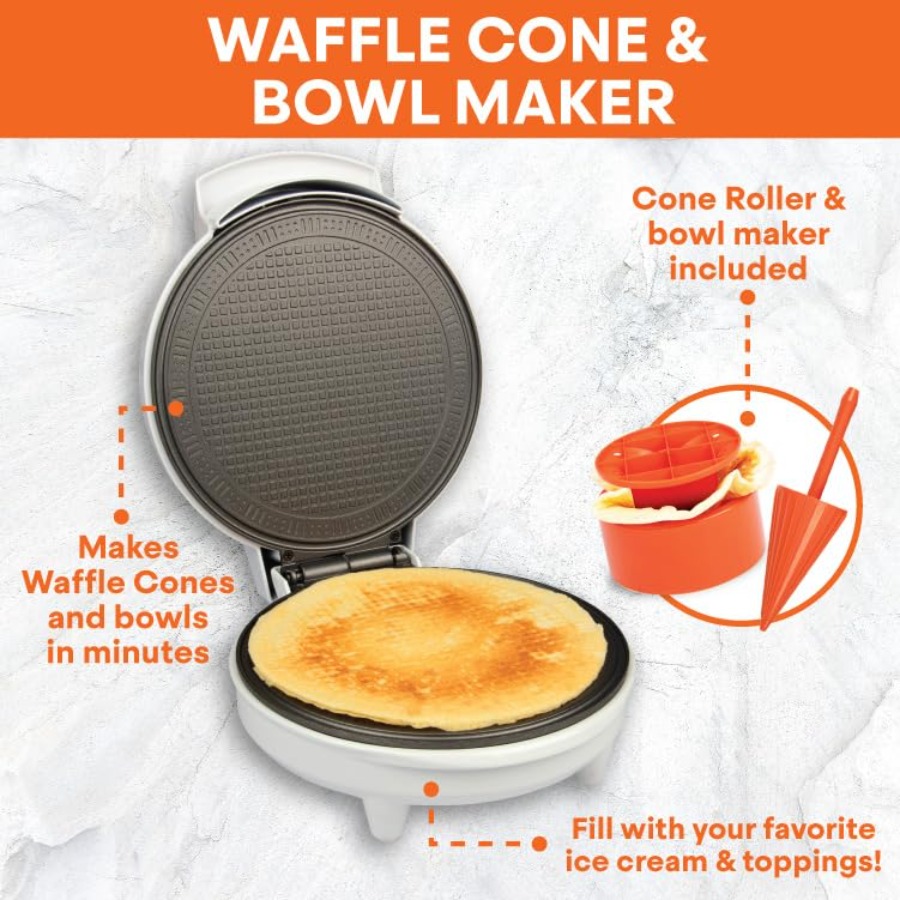 Waffle Cone and Bowl Maker wit – обзор и цена Waffle Cone Maker