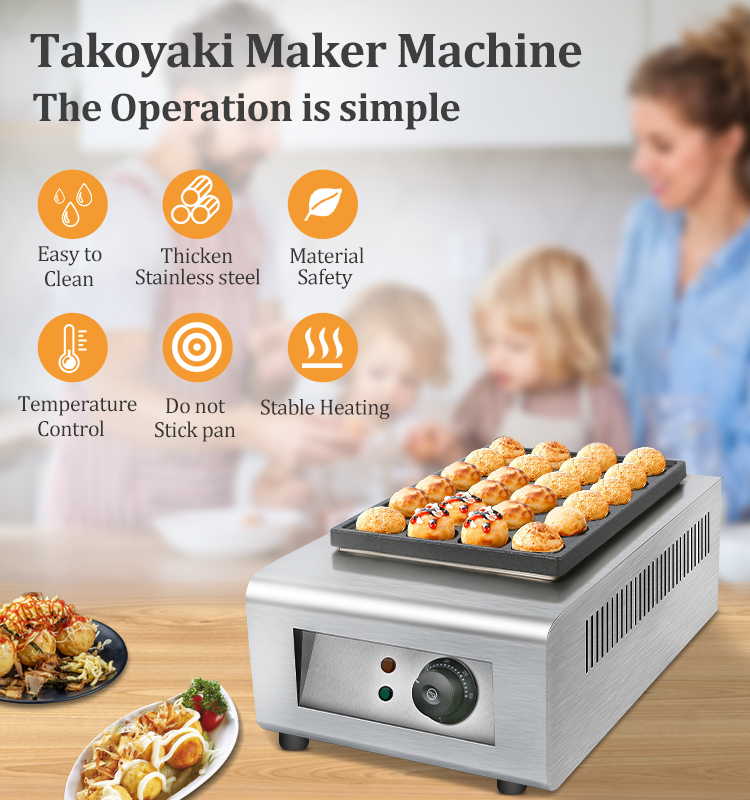 Commercial Big Power Electric  – обзор и цена Takoyaki Grill Plate