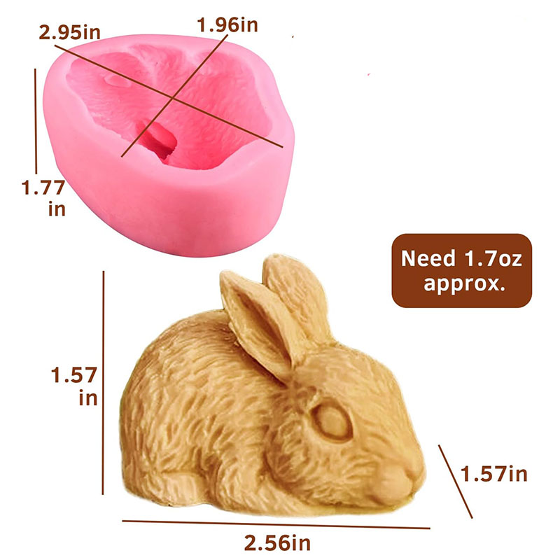 3D Rabbit Silicone Soap Mold E – обзор и цена Bunny Cake Mold