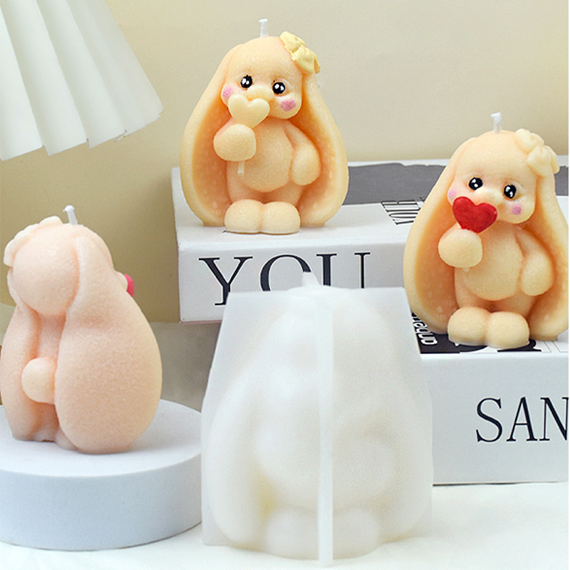 3D Long-eared Rabbit Silicone  – обзор и цена Bunny Cake Mold