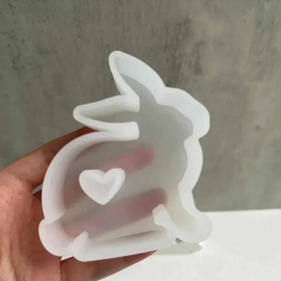 1Pcs Heart Shaped Bunny Silico – обзор и цена Bunny Cake Mold