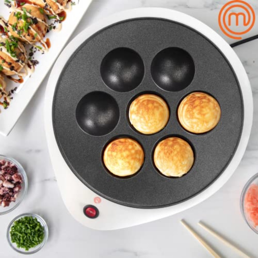 MasterChef Electric Ebelskiver – обзор и цена Takoyaki Grill Plate