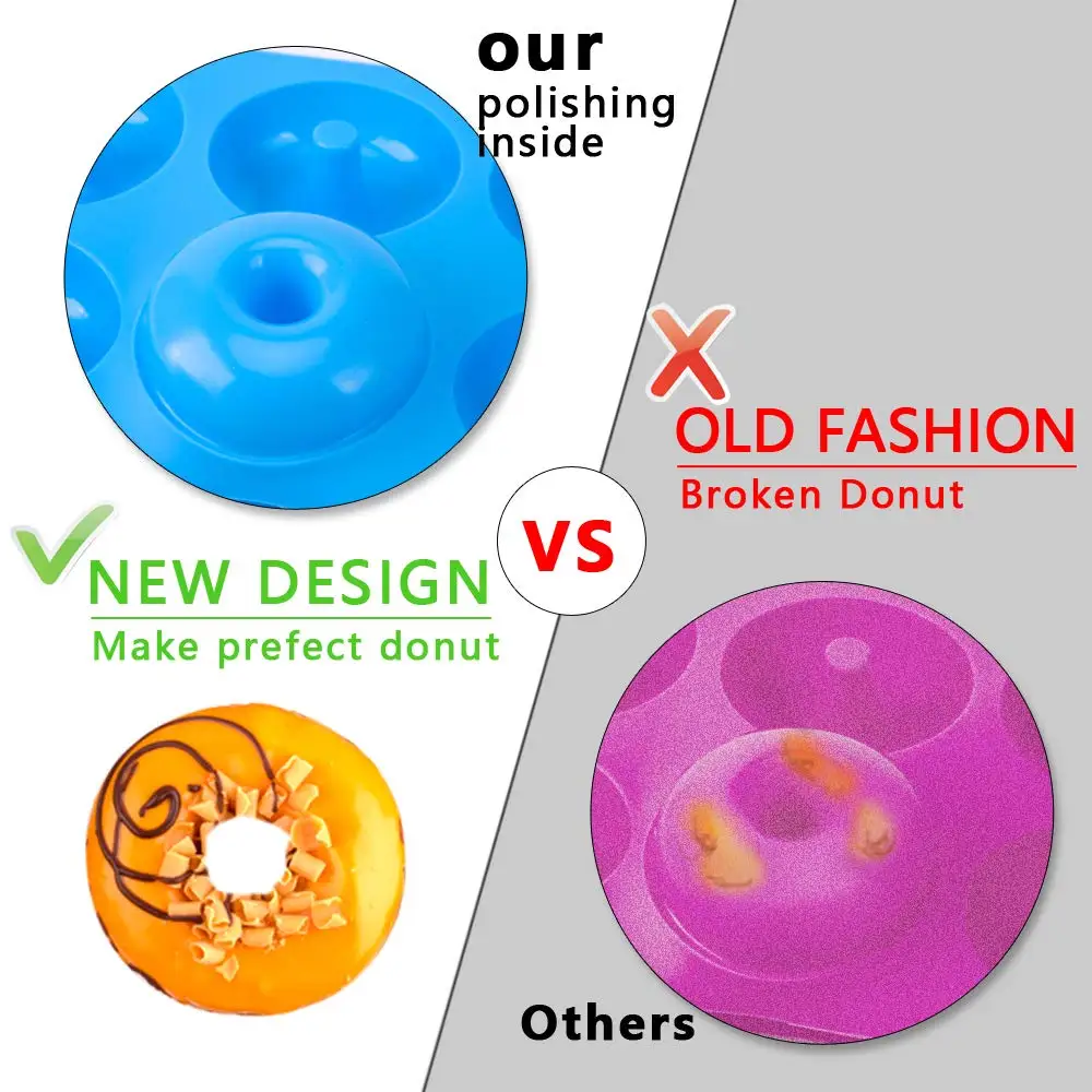6 Holes Silicone Donut Mold Ba – обзор и цена Donut Mold Silicone