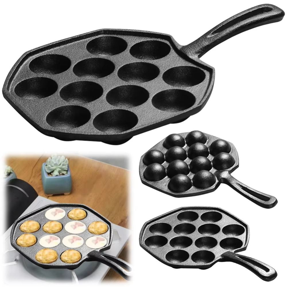 12 Holes Octopus Baking Mold C – обзор и цена Takoyaki Grill Plate