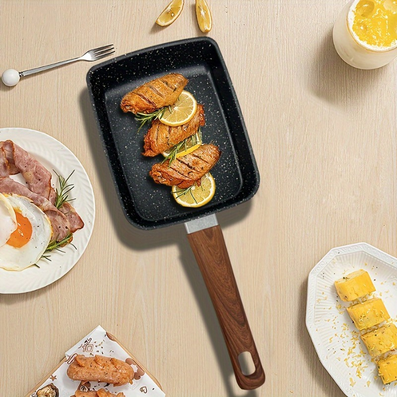 1PCS Egg Fry Pan Square Cast I – обзор и цена Cast Iron Corn