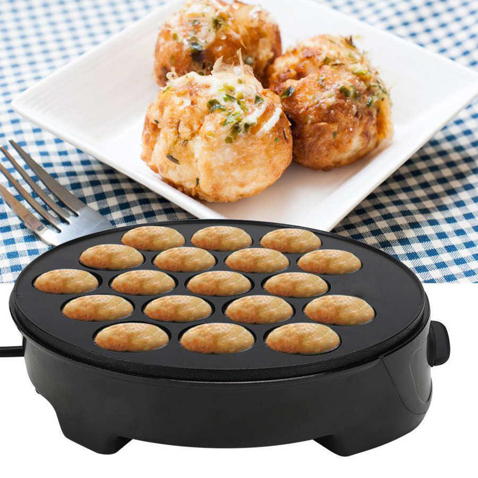220V Baking Machine Household  – обзор и цена Takoyaki Grill Plate