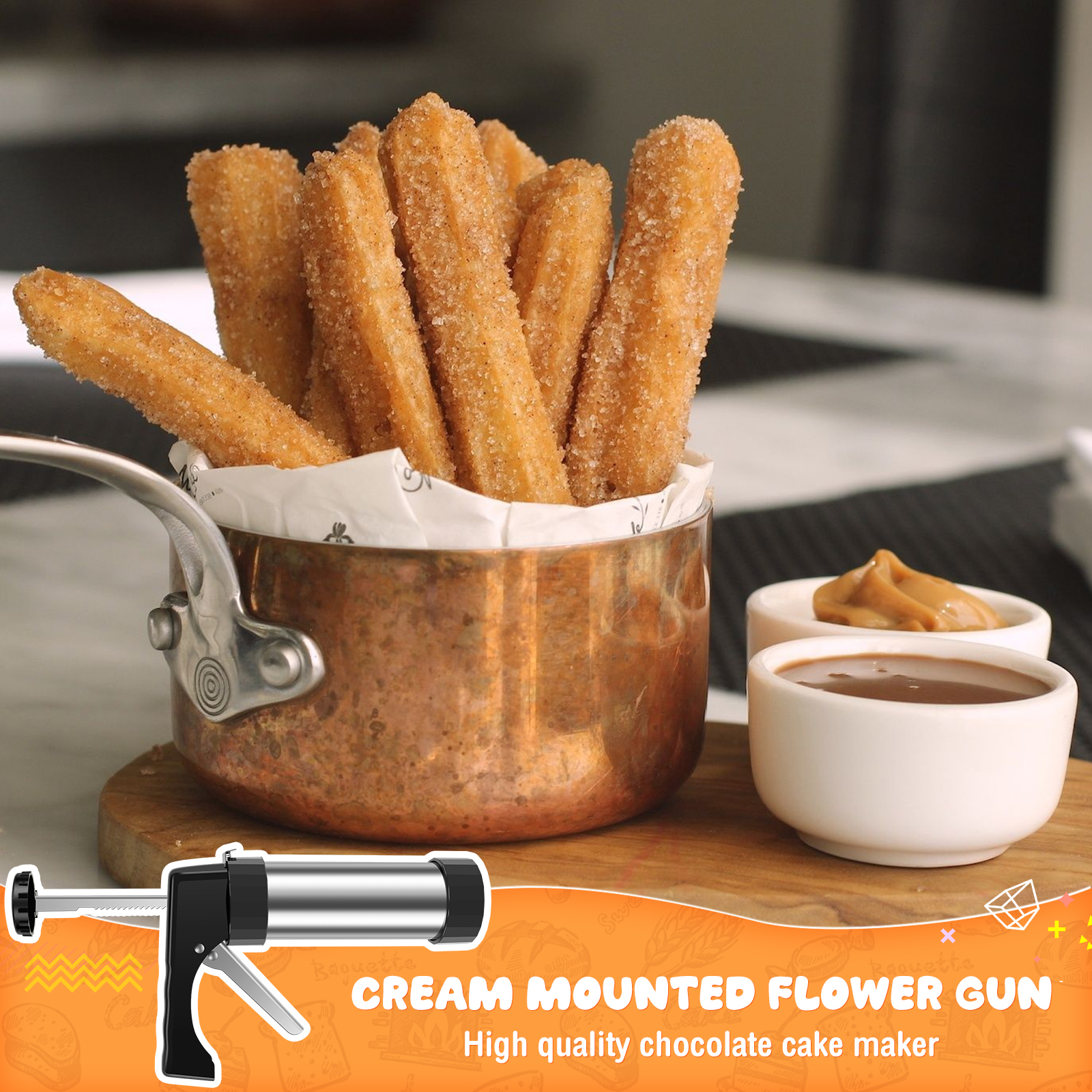 Diy Churro Maker Machine And C – обзор и цена Churros Maker Gun