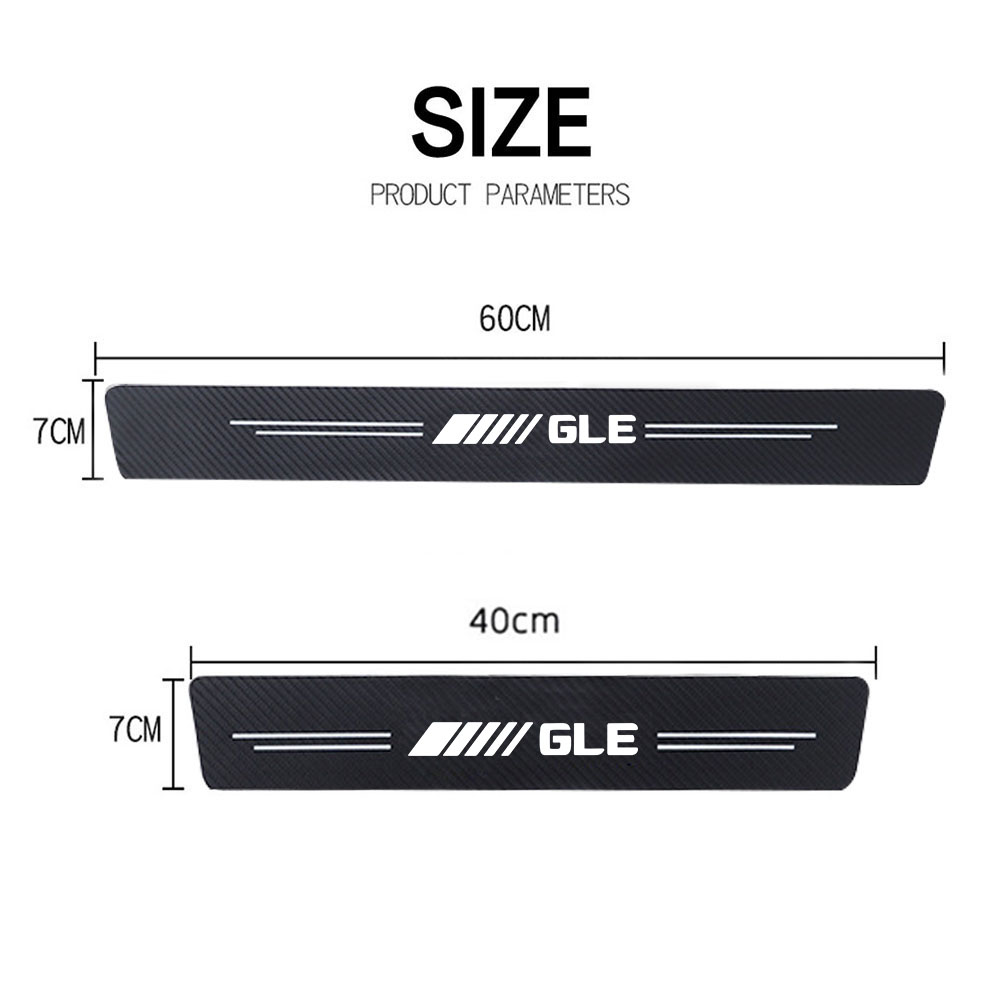 4pcs car Sticker door carbon l – обзор и цена Crepe Pan Carbon