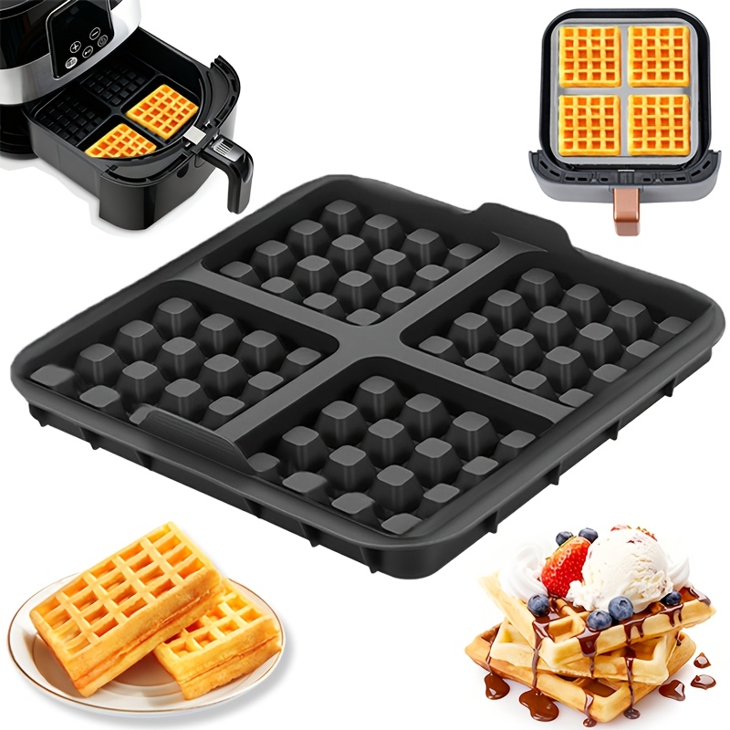 Square Waffle Mold, Non-Stick  – обзор и цена Mini Pancake Griddle