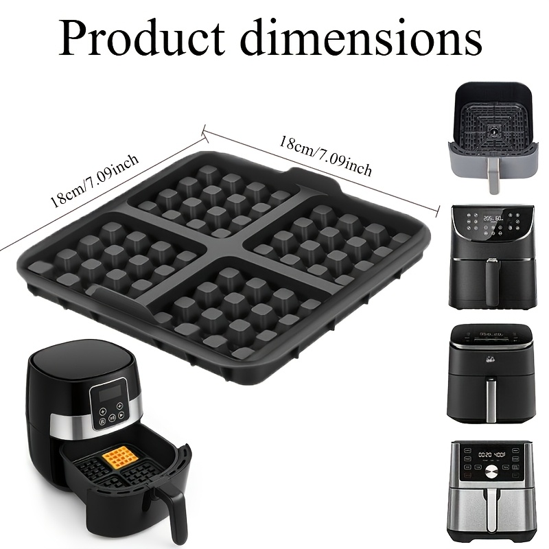 Square Waffle Mold, Non-Stick  – обзор и цена Mini Pancake Griddle