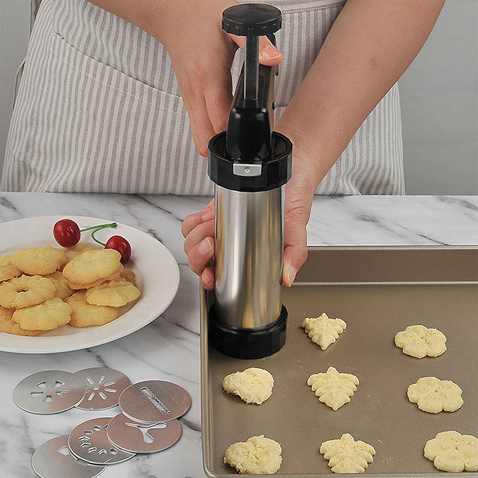 GMOX Cookie Press Gun and Tips – обзор и цена Churros Maker Gun