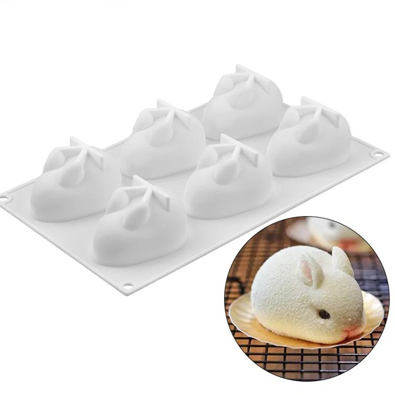 Silicone 3D Bunny Rabbit Cake  – обзор и цена Bunny Cake Mold