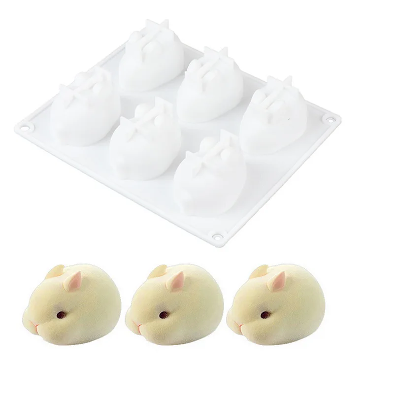 Silicone 3D Bunny Rabbit Cake  – обзор и цена Bunny Cake Mold