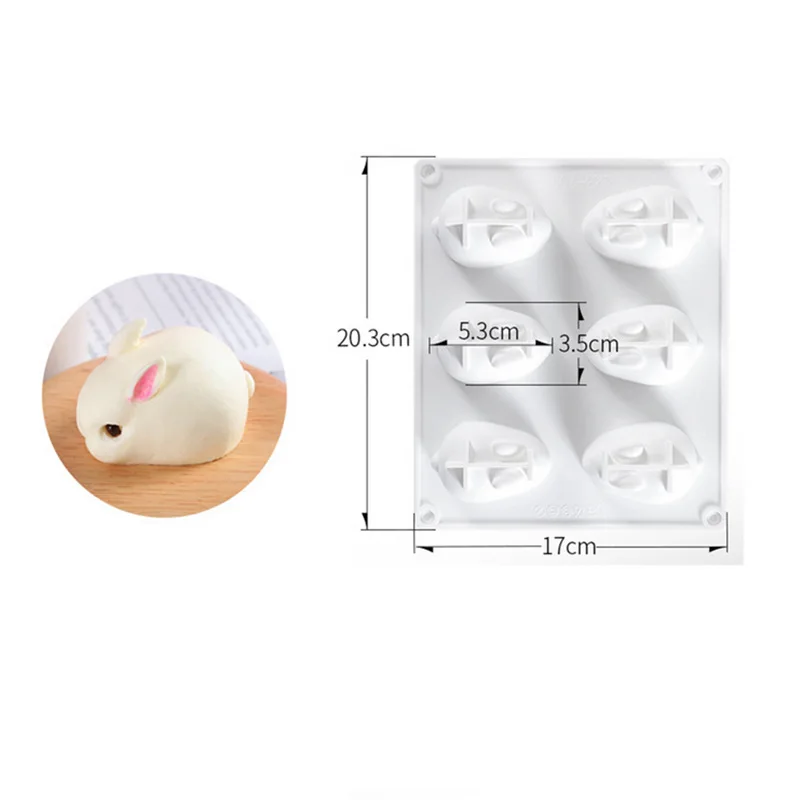 Silicone 3D Bunny Rabbit Cake  – обзор и цена Bunny Cake Mold