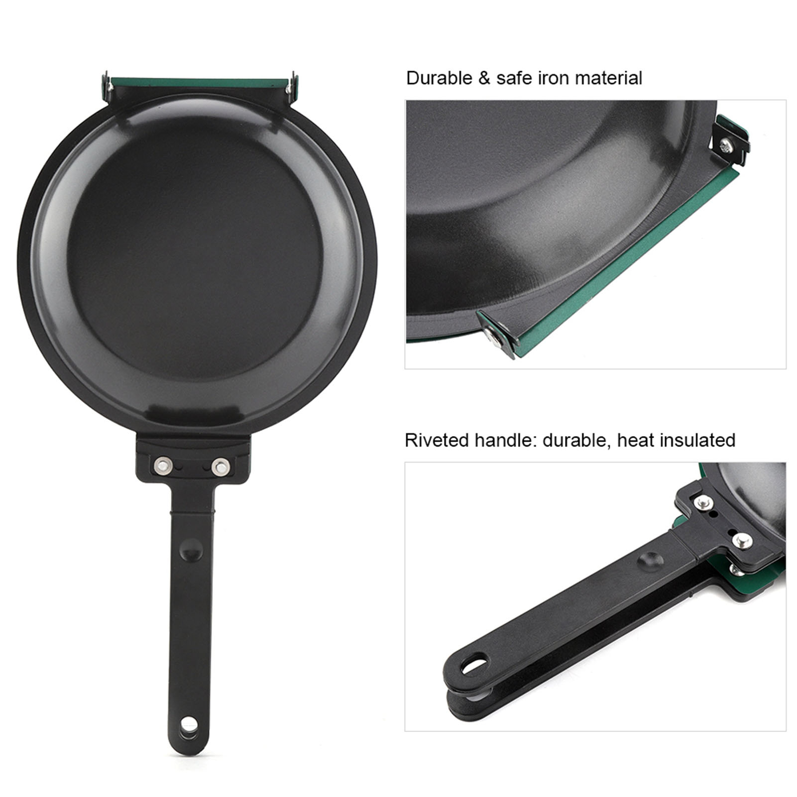 Double Side Titanium Steel Coa – обзор и цена Mini Pancake Griddle