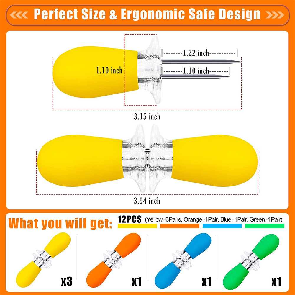 LMETJMA 12pcs/set Corn Holders – обзор и цена Corn Dog Stick