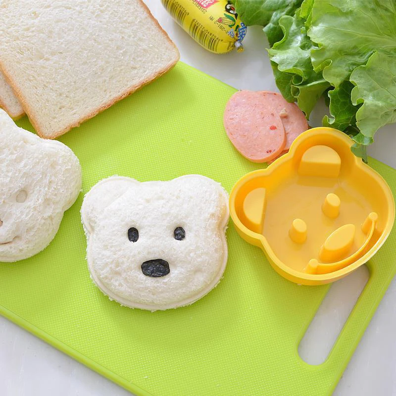 2pcs Sandwich Mould Bear Cat R – обзор и цена Bunny Cake Mold