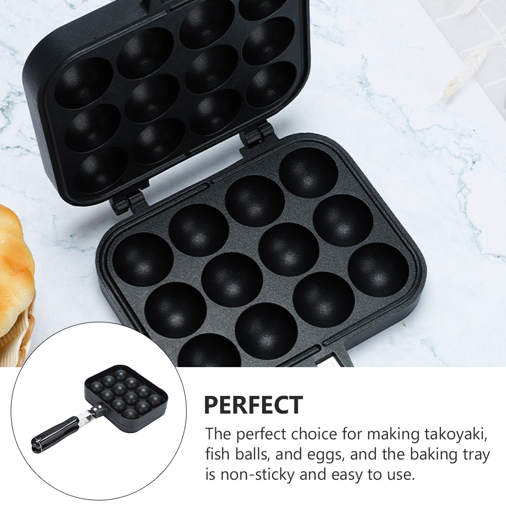 Household Egg Pan 12-Holes Non – обзор и цена Takoyaki Grill Plate