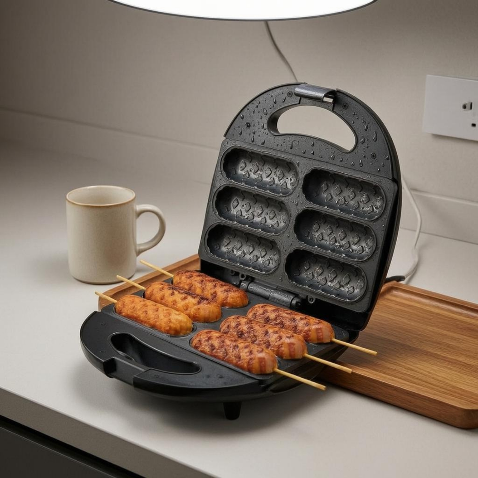 Corn Dog Maker Double-Sided He – обзор и цена Corn Dog Stick