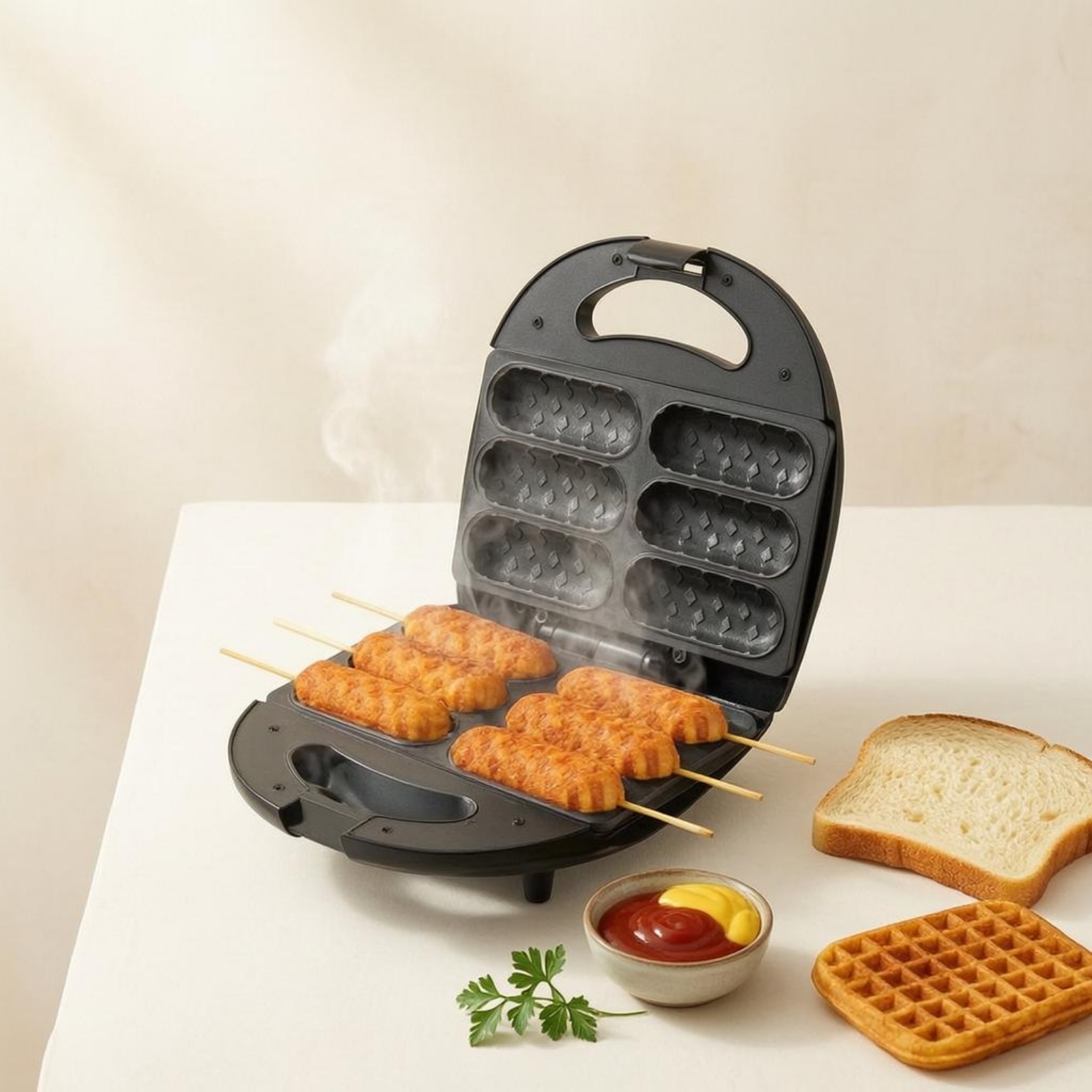 Corn Dog Maker Double-Sided He – обзор и цена Corn Dog Stick