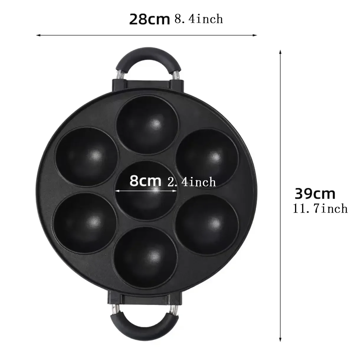 7 Hole Cake Cooking Pan Cast I – обзор и цена Cast Iron Corn