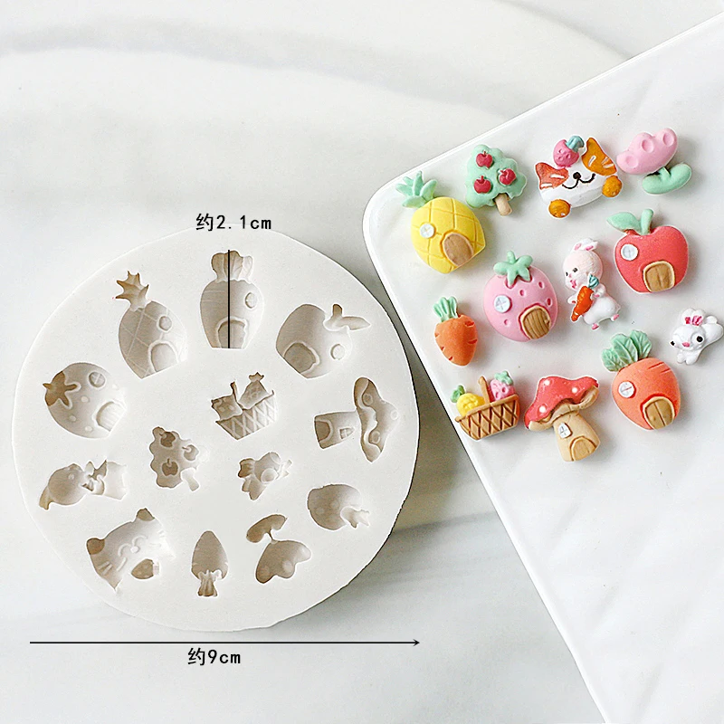 Cute Bunny Bear Carrot House S – обзор и цена Donut Mold Silicone