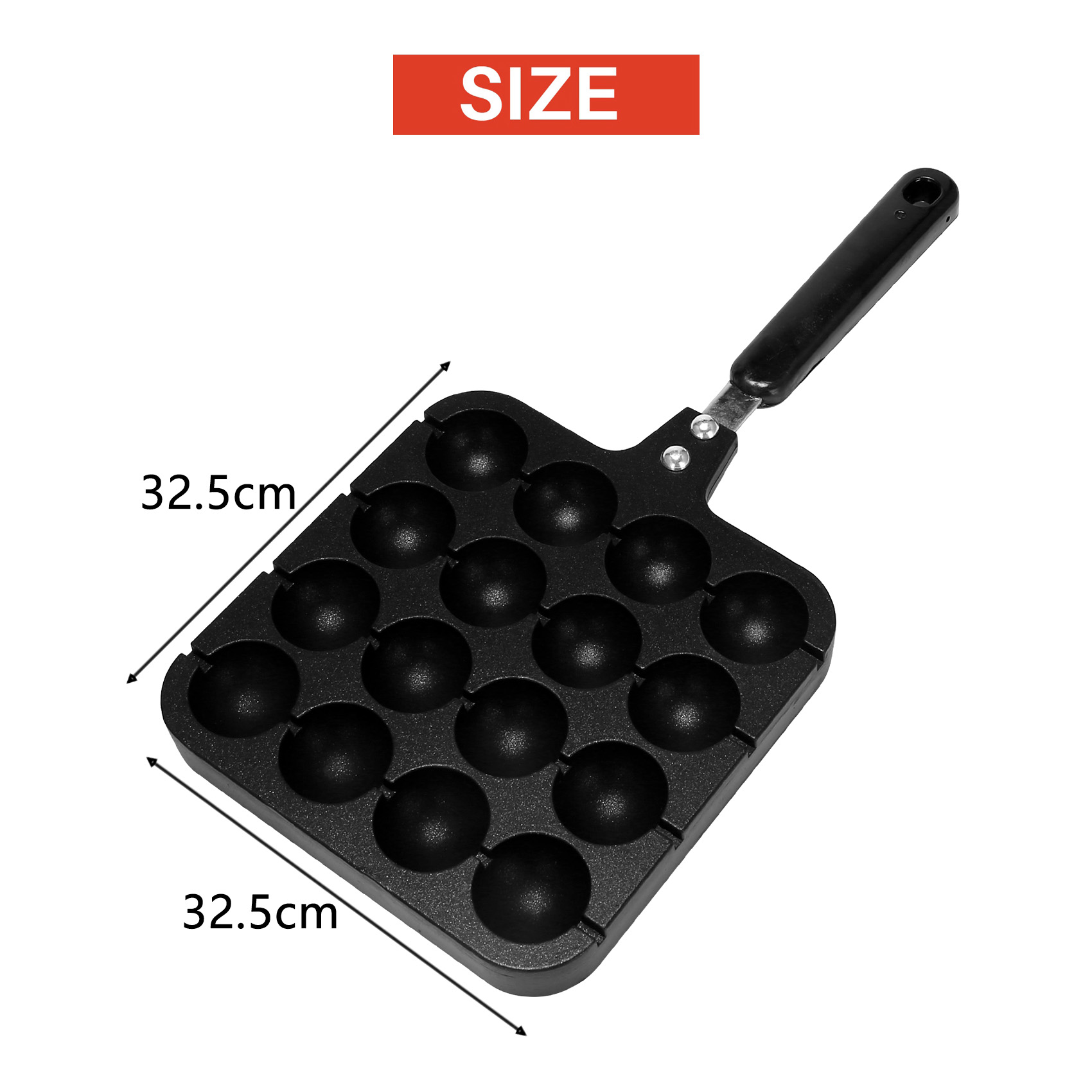 F-T 16 Holes Aluminum Takoyaki – обзор и цена Takoyaki Grill Plate