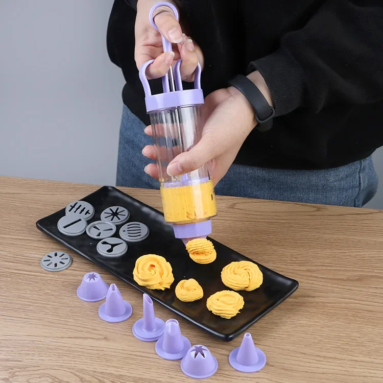 DIY Manual Cookie Press Maker  – обзор и цена Churros Maker Gun