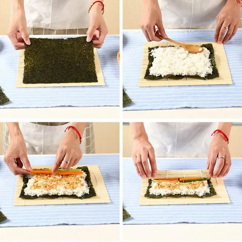 DIY Bamboo Sushi Maker Rolling – обзор и цена Spring Roll Wrapper