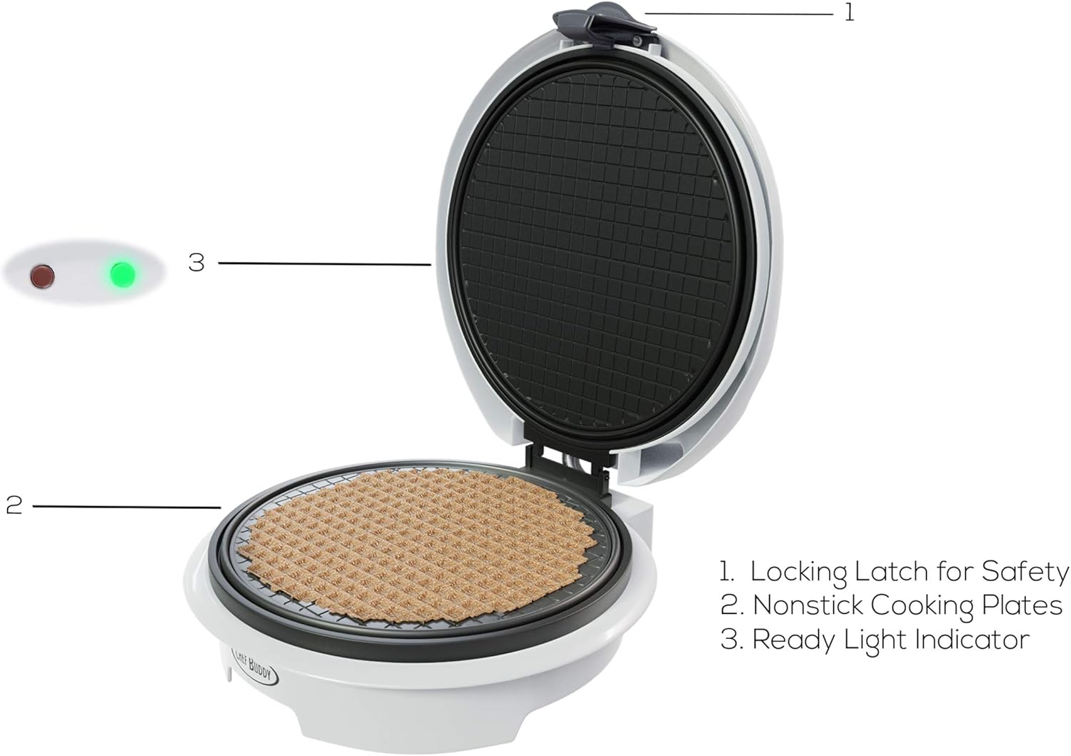 Electric Waffle Cone Maker wit – обзор и цена Waffle Cone Maker