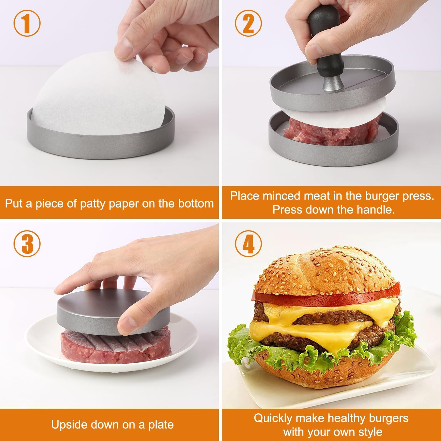 Burger Press Hamburger Meat To – обзор и цена Hot Dog Press