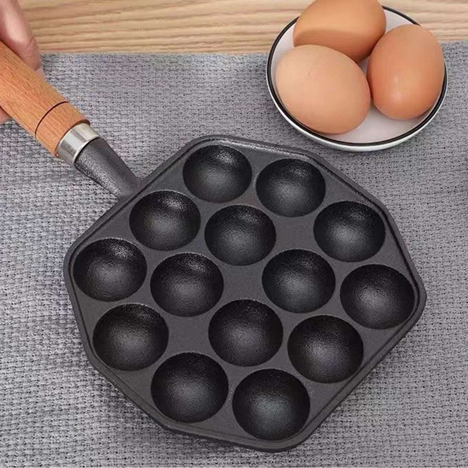 Takoyaki Grill Pan Easy To Cle – обзор и цена Takoyaki Grill Plate