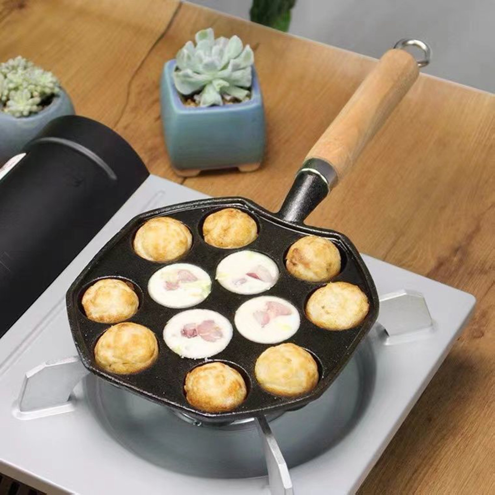 Takoyaki Grill Pan Easy To Cle – обзор и цена Takoyaki Grill Plate