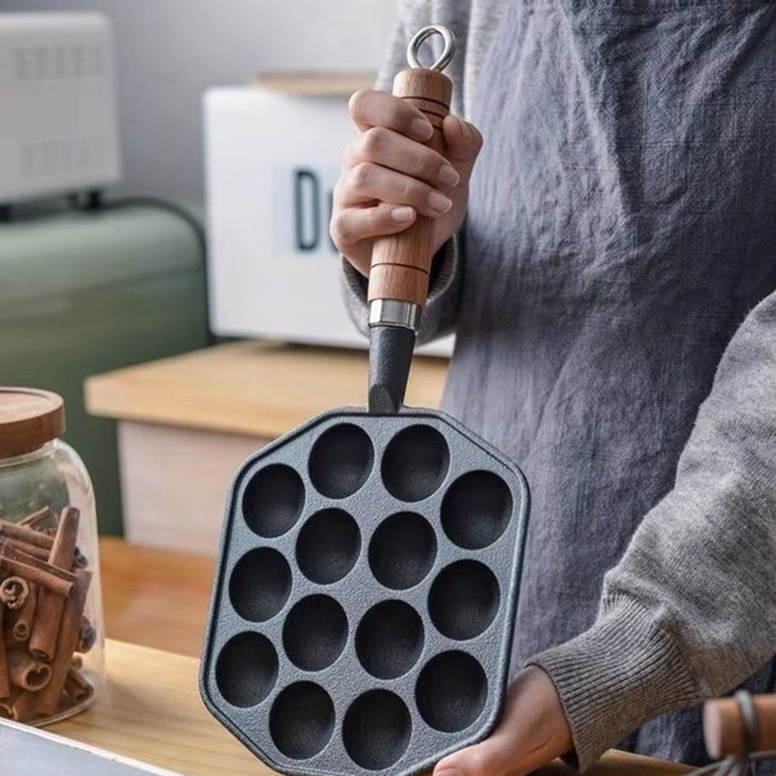 Takoyaki Grill Pan Easy To Cle – обзор и цена Takoyaki Grill Plate