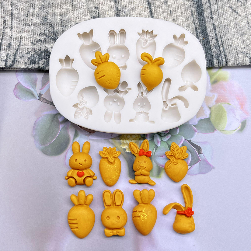 Easter Bunny Rabbit Radish Sil – обзор и цена Bunny Cake Mold