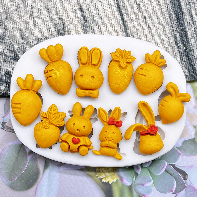 Easter Bunny Rabbit Radish Sil – обзор и цена Bunny Cake Mold