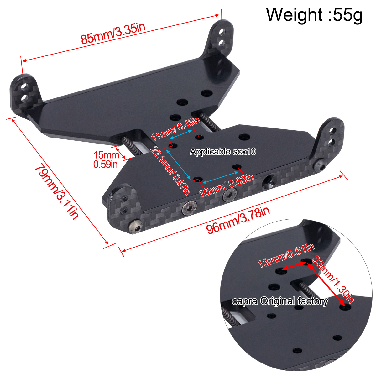 Carbon Fiber Chassis Skid Plat – обзор и цена Crepe Pan Carbon