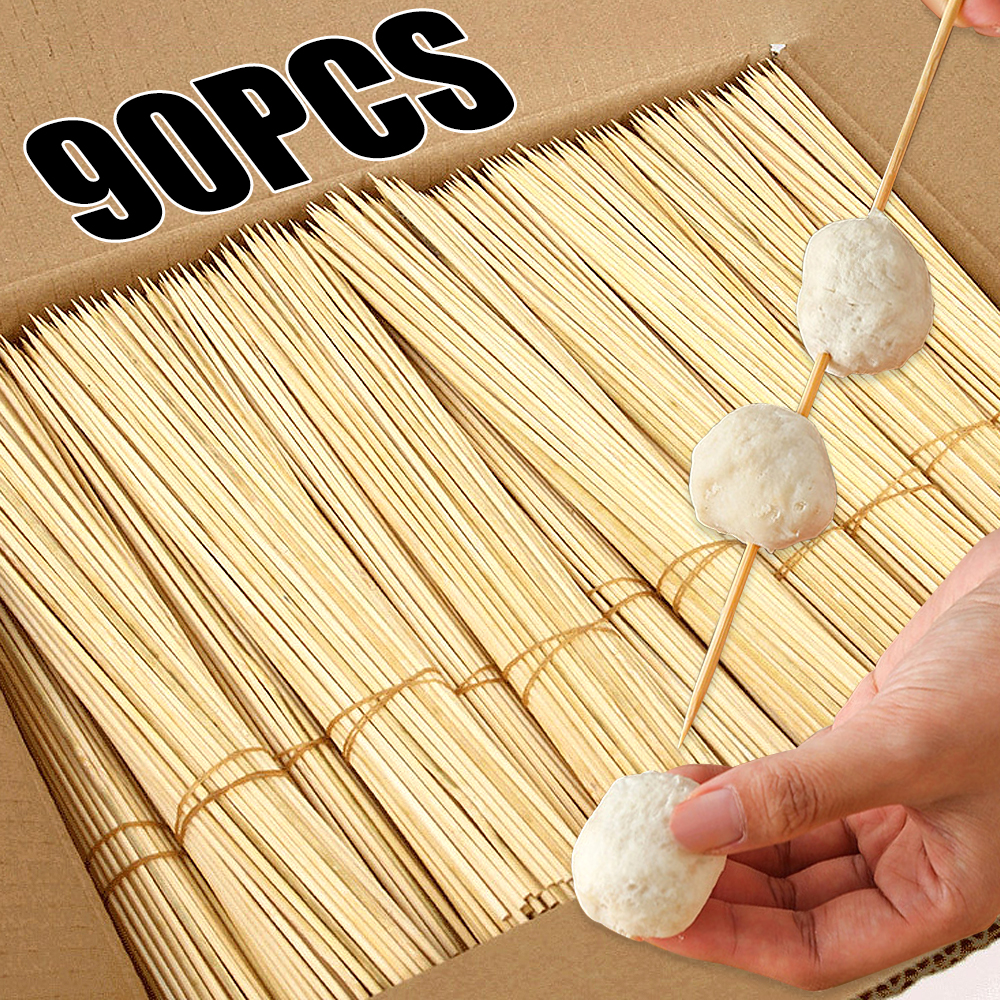 90pcs Bamboo Stick Food Grade  – обзор и цена Corn Dog Stick
