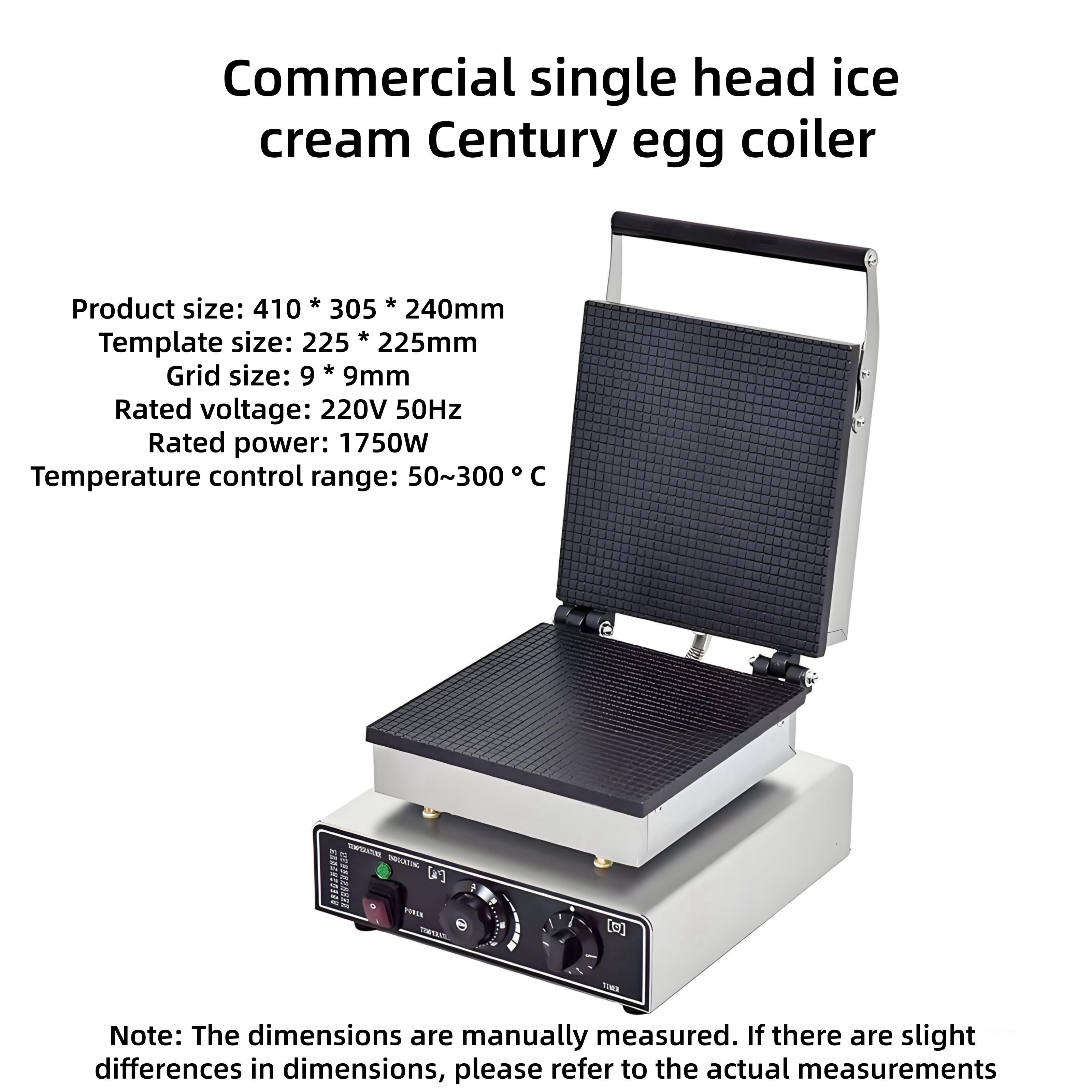 Food tools Commercial New 220V – обзор и цена Waffle Cone Maker